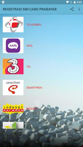 Registrasi Kartu Sim Prabayar screenshot 1