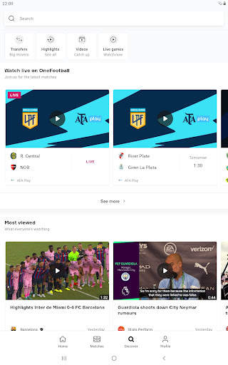 OneFootball - Soccer Scores 19 تصوير الشاشة
