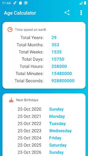 Age Calculator screenshot 11