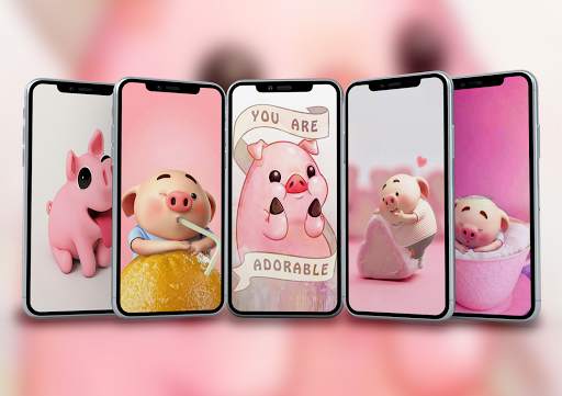 Cute Pig Wallpaper screenshot 1