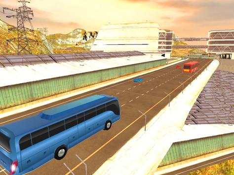 Highway Coach Bus Simulator 17 - Traffic Driver 3D screenshot 4