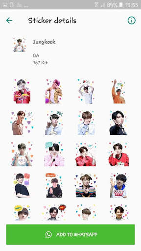 BTS WAStickerApps KPOP Idol for Whatsapp screenshot 6