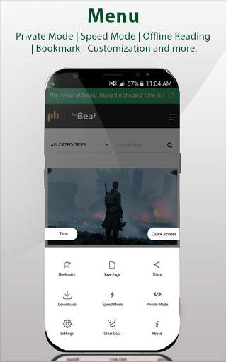Syllux : Browser with Music Player screenshot 5