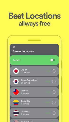 Super VPN 2.0: मुफ्त असीमित वीपीएन screenshot 3