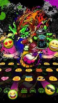 Graffiti Wallpaper Keyboard Theme screenshot 2