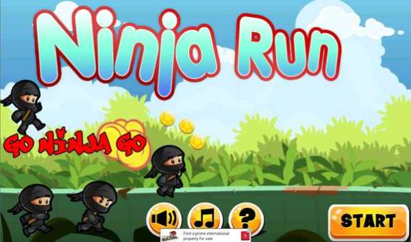 Ninja Run screenshot 1