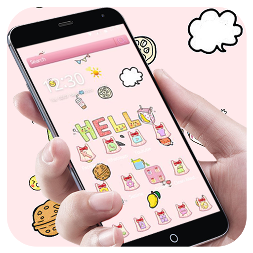 Cartoon pink cute butterfly theme pink skirt icon icon