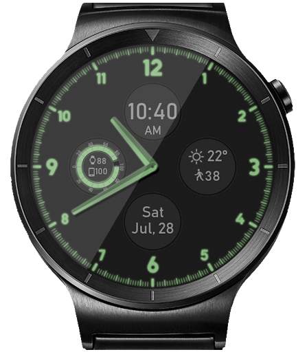 Simply Minimal HD Watch Face Widget Live Wallpaper screenshot 18
