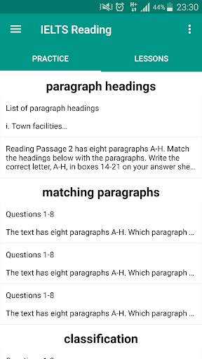 IELTS Reading screenshot 1