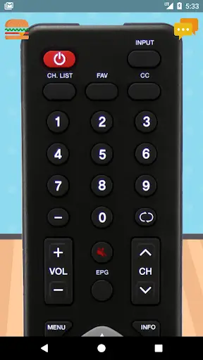 Remote Control For Daewoo TV screenshot 1