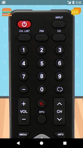 Remote Control For Daewoo TV screenshot 1