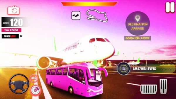 Euro Bus Simulator Game 2019 : Airport Driving 3D screenshot 3