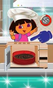 Hot Cooking Dora Cake-Crazy Kitchen Game screenshot 3