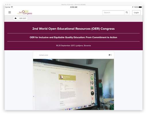 OER Congress screenshot 4