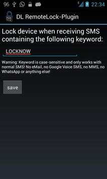 Delayed Lock RemoteLock Plugin screenshot 2