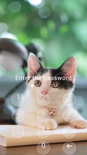 AppLock Theme Cat скриншот 2