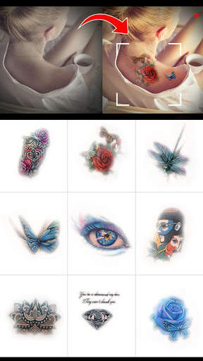 Z CAMERA FEMALE TATTOO STICKER screenshot 1