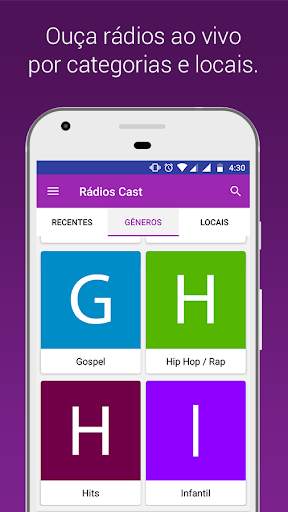 Radios Cast - Ouvir rádios online ao vivo screenshot 3