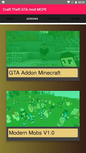 Craft Theft GTA mod MCPE screenshot 6