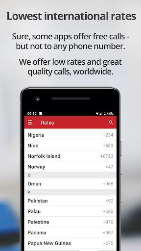 White Calling – international calls / send airtime screenshot 2