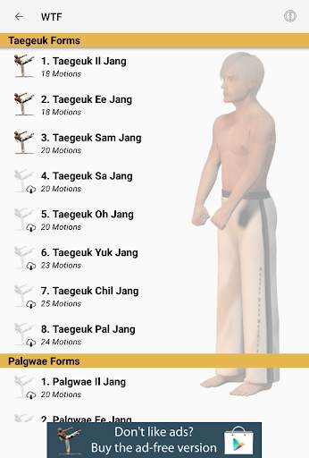 Taekwondo Forms (Sponsored) screenshot 9