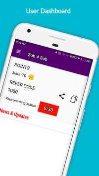 Sub4Sub - YouTube Real Subscriber Booster screenshot 1