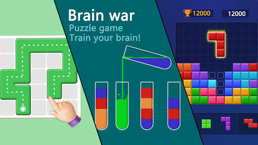 Brain war-puzzle game screenshot 1