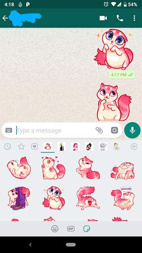 Pussy Cat Stickers for Whatsapp - WAStickerApps screenshot 4