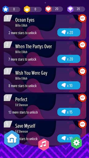 Billie Eilish : Piano Tiles 8 screenshot 7