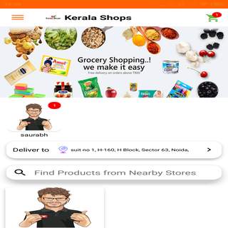 Kerala Shops-Order Food,Grocery & Multi Vendor screenshot 1