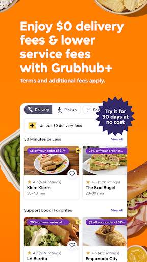 Grubhub: Food Delivery screenshot 4