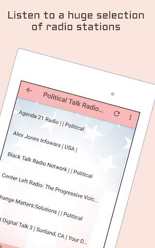 Political Talk Radio Stations स्क्रीनशॉट 6
