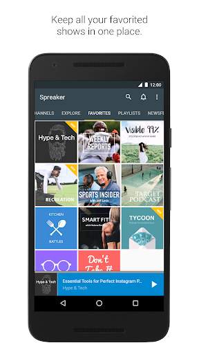 Spreaker Podcast Player - Free Podcasts App 2 تصوير الشاشة
