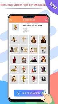 Mini Jesus Sticker Pack For Whatsapp 2019 screenshot 3