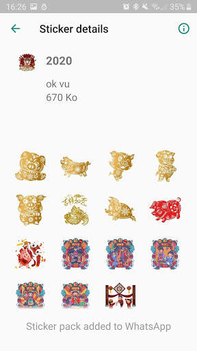 2021 Chinese New Year CNY Stickers screenshot 3