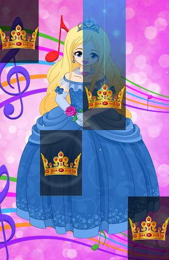 Piano Princess Tiles :  Princess Music Queen Game screenshot 1