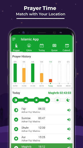 Islamic App - Prayer Time, Qibla Finder & Quran screenshot 2