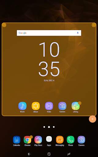 Galaxy S9 orange | Xperia™ Theme 9 تصوير الشاشة