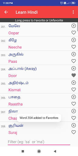 Learn Hindi through Tamil screenshot 4