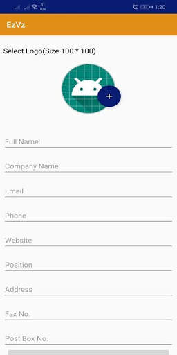 EzVz - Business Visiting card maker app screenshot 4