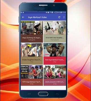 Gym Workout Fitness Practice with Video screenshot 2