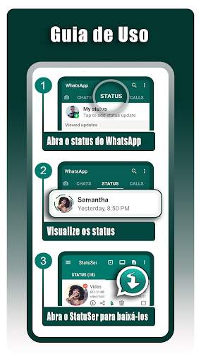 Salvar status do WhatsApp & WA Business - StatuSer screenshot 8