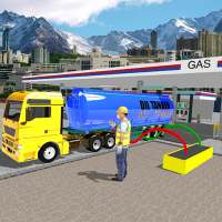 Oil Tanker Driving Truck Games logo