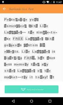 Stylish font #5- Live Launcher screenshot 1