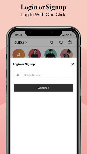 Clicky Online Shopping App screenshot 6