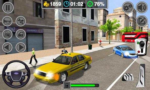 Taxi Driver Simulator 2019 - Hill Climb 3D screenshot 2