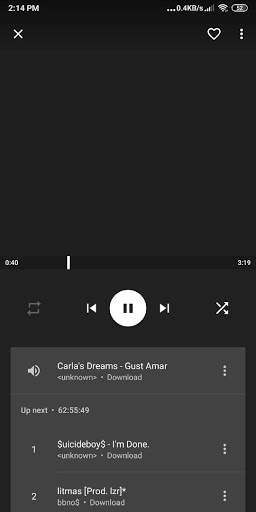 Martial Music Player screenshot 1