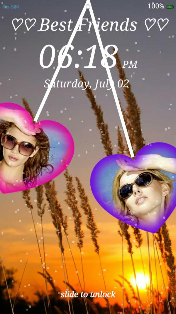 We Lovers Lock Screen screenshot 1