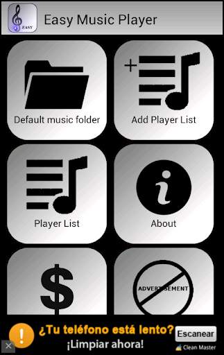 Easy Music Player screenshot 1