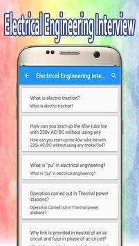 Electrical Engineering Interview Questions screenshot 1